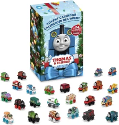 Mattel HHY82 - Thomas & Friends - Minis, Adventskalender Mit 24 Lokomotiven