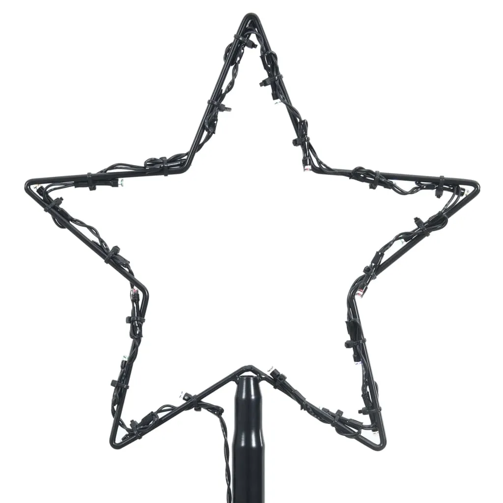 VidaXL Weihnachtsbaum Kegelform 752 Warmweiße LEDs Deko 160x500 Cm – Bild 6