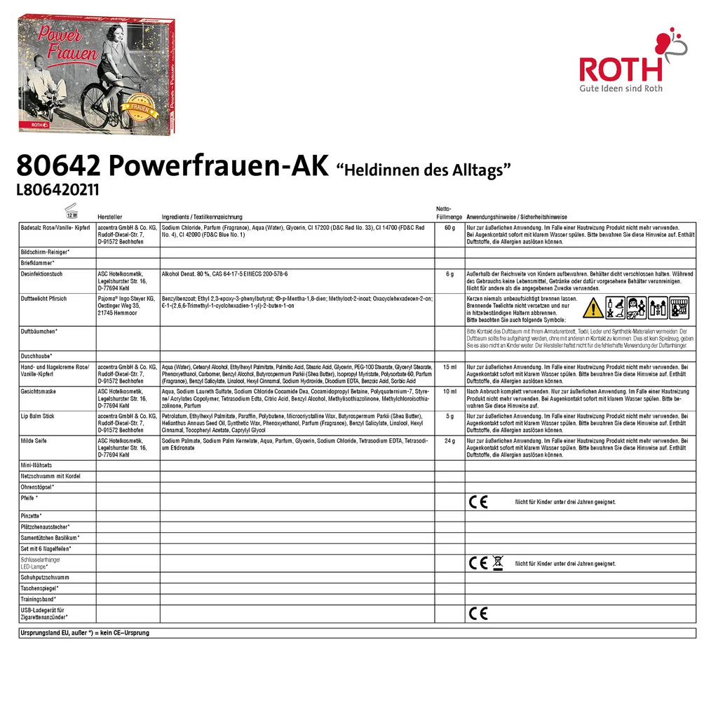 ROTH Powerfrauen-Adventskalender 'Heldinnen Des Alltags' 2021, Gefüllt Mit 24 Praktischen Dingen Für Die Frau, Kalender Für Die Vorweihnachtszeit – Bild 4