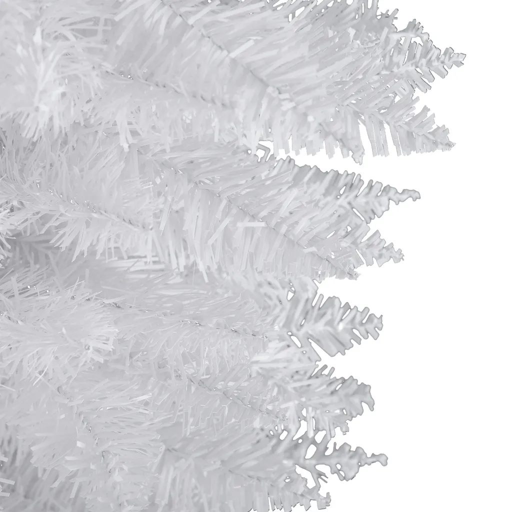 HOMCOM Weihnachtsbaum Tannenbaum Mit Kunststoffständer 390 Spitzen Weiß Ø55 X 180 Cm – Bild 8