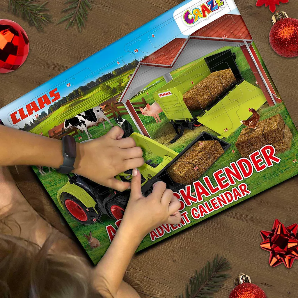 CRAZE Spielwaren Adventskalender Claas Adventskalender Zum Spielen Saison Adventskalender Blackoffer2022 – Bild 8
