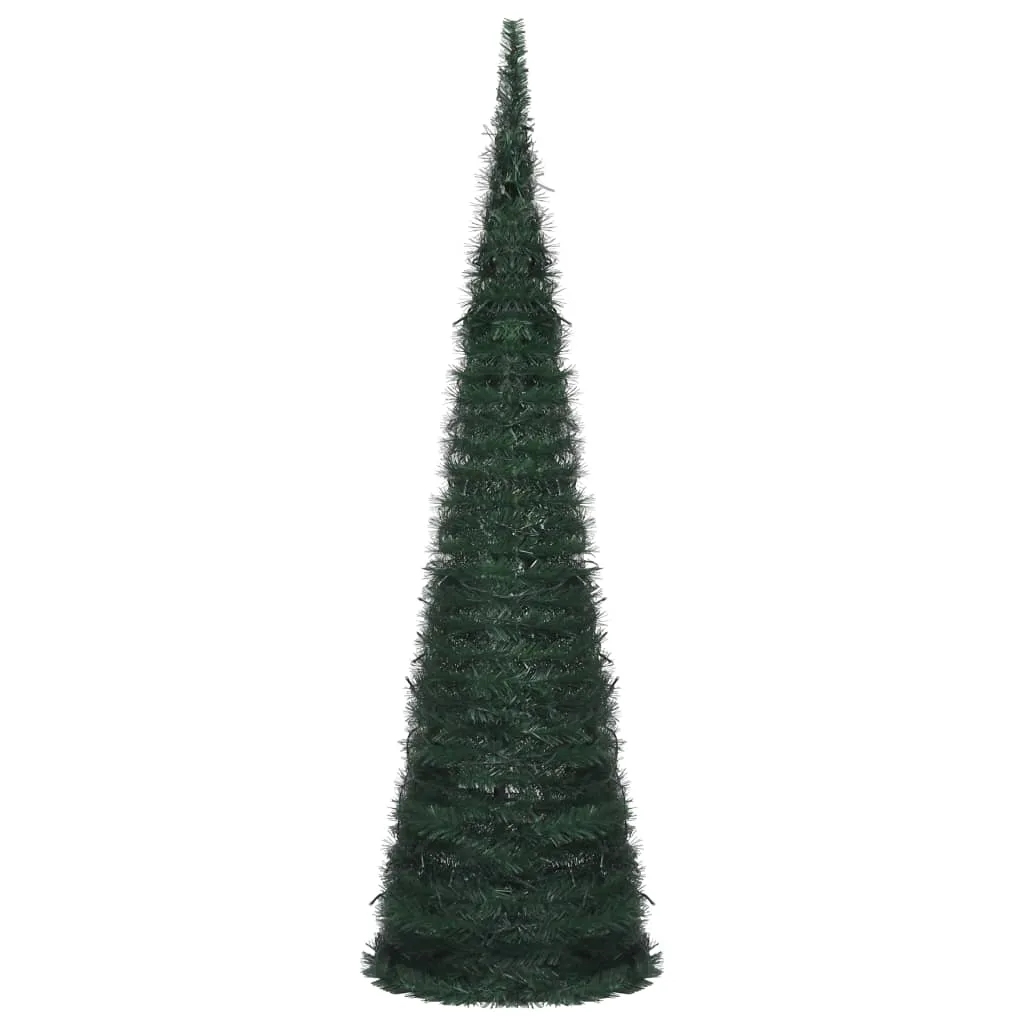 VidaXL Künstlicher Pop-Up-Weihnachtsbaum Mit LED Grün 150 Cm – Bild 5