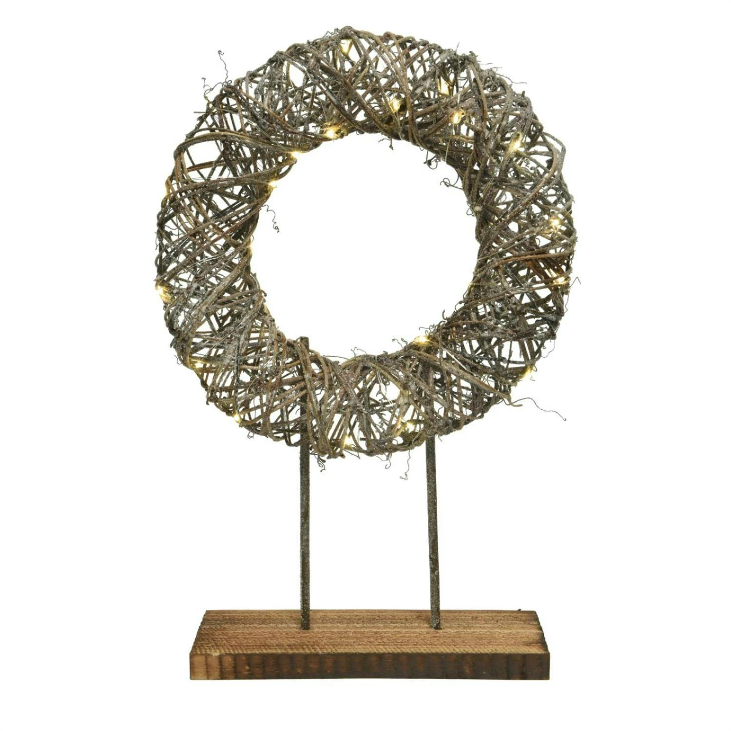 LED Lichterstern LIGHTY 12 Warmweiße LED Transparentes Kabel Batterie Timer – Bild 4