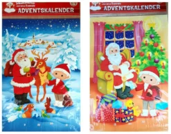2er Set Glitzer Adventskalender Unser Sandmännchen Mit Bildern Zum öffnen Gr. A4
