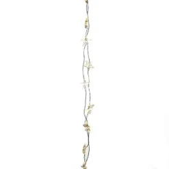 LED Lichterkette Sterne 60 LED 2,95m Dekolichterkette Silberdraht Weihnachten