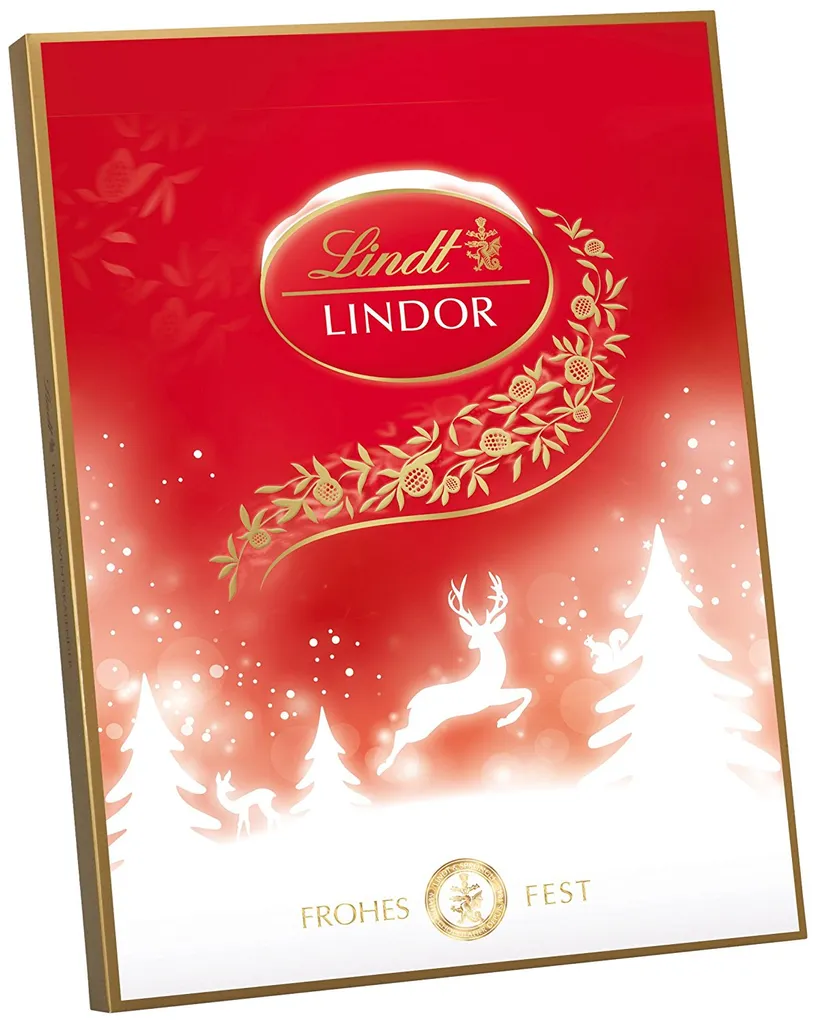 Lindt Lindor Adventskalender Kalender Gefüllt Mit Schokolade 290g – Bild 2