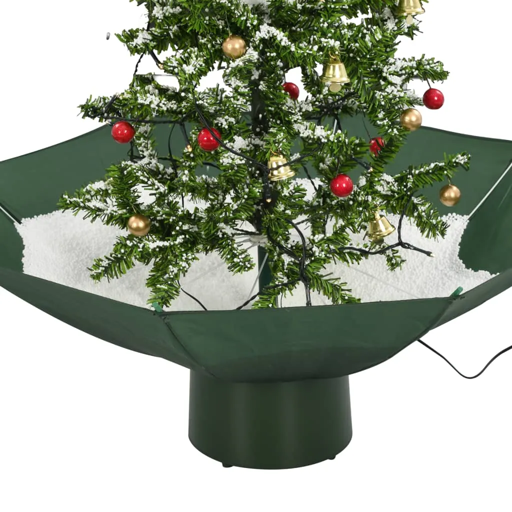 VidaXL Schneiender Weihnachtsbaum Mit Schirmfuß Grün 75 Cm – Bild 7