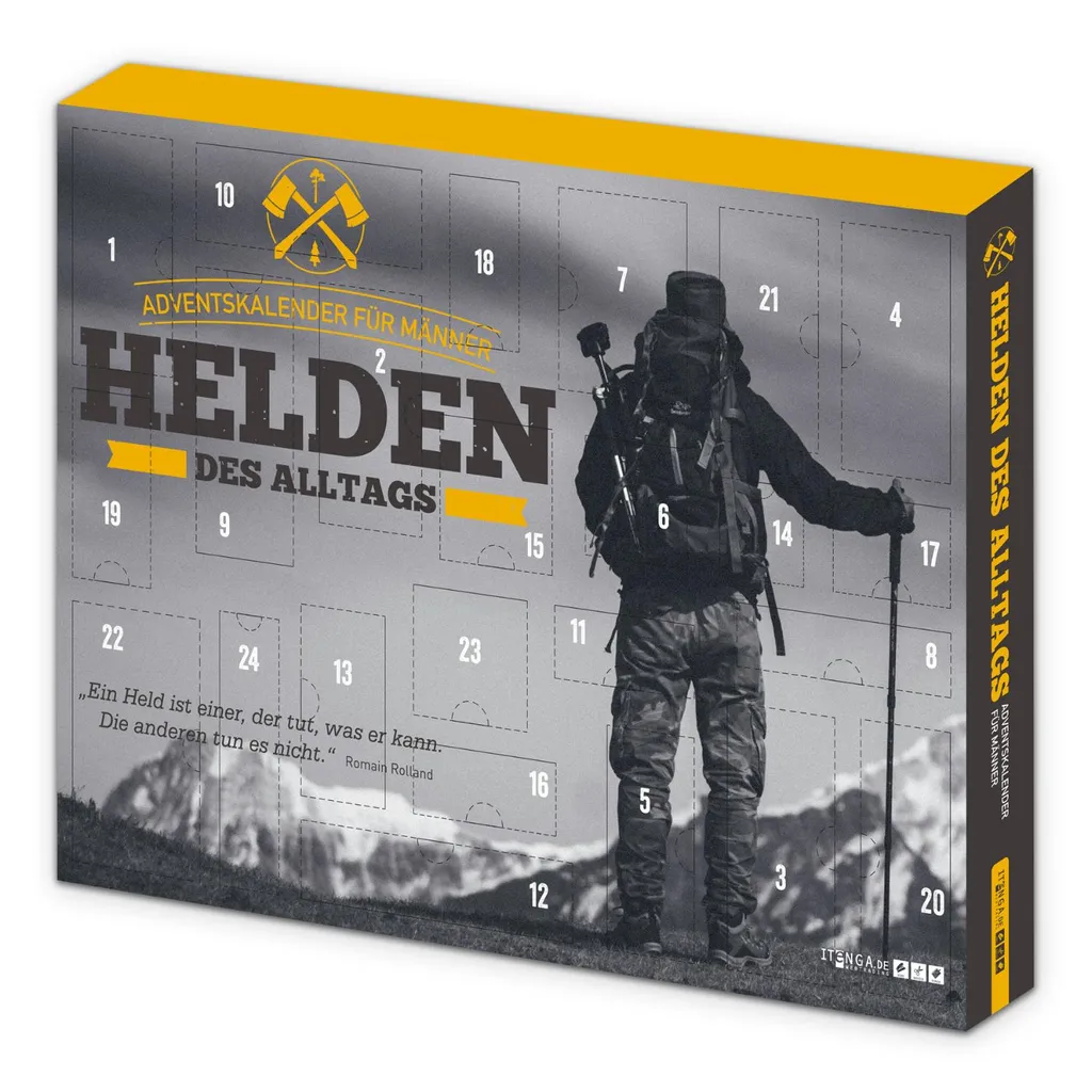 Itenga Adventskalender Set Helden & Heldinnen (gelb Und Rot) – Bild 5