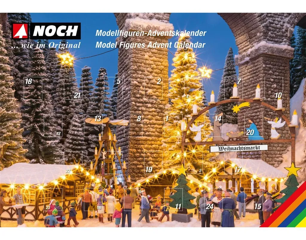 Noch 15995 H0 Figuren Adventskalender 2022 – Bild 2