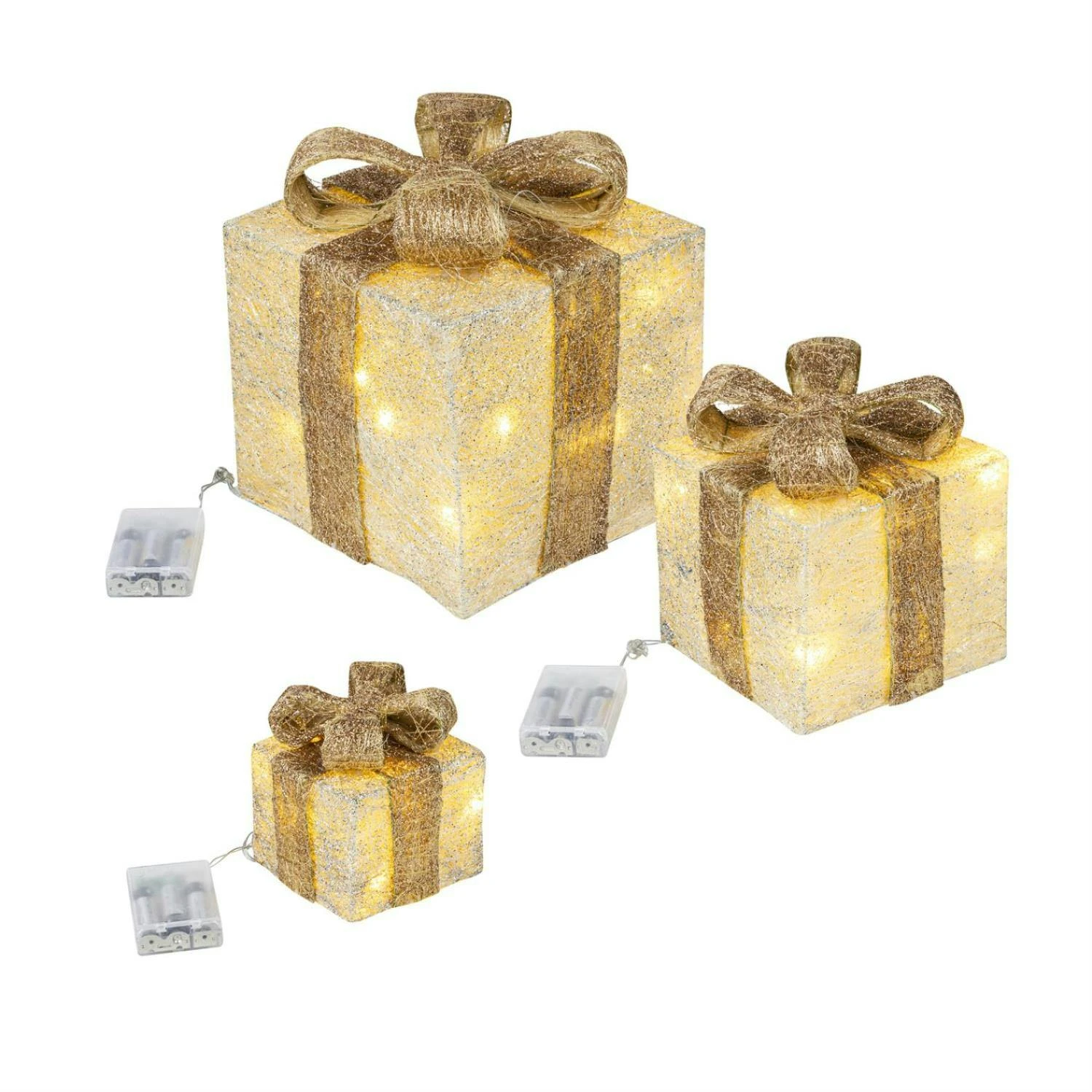 LED Lebkuchenhaus Knusperhäuschen Weihnachtshaus Deko Beleuchtet Timer Braun – Bild 2