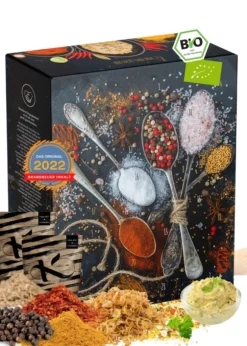 Gewürz Adventskalender 2022 I Adventskalender Mit 24 Gewürzspezialitäten I Aromatischer Weihnachtskalender I Geschenkidee Gewürz Kalender I Gewürzset Für Die Adventszeit I Geschenkset Kalender