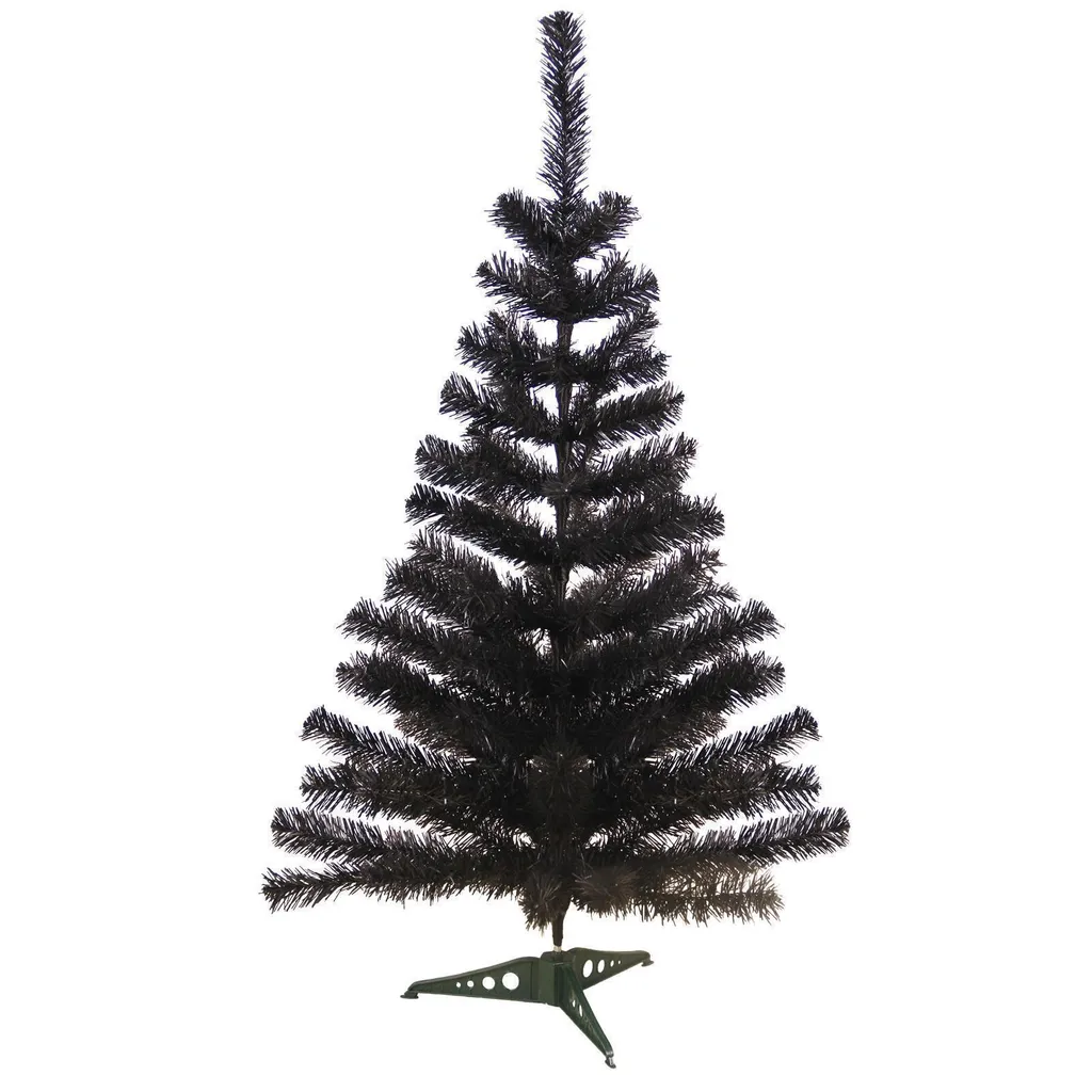 Künstlicher Weihnachtsbaum Christbaum Tannenbaum Deko Kunstbaum 45cm Schwarz