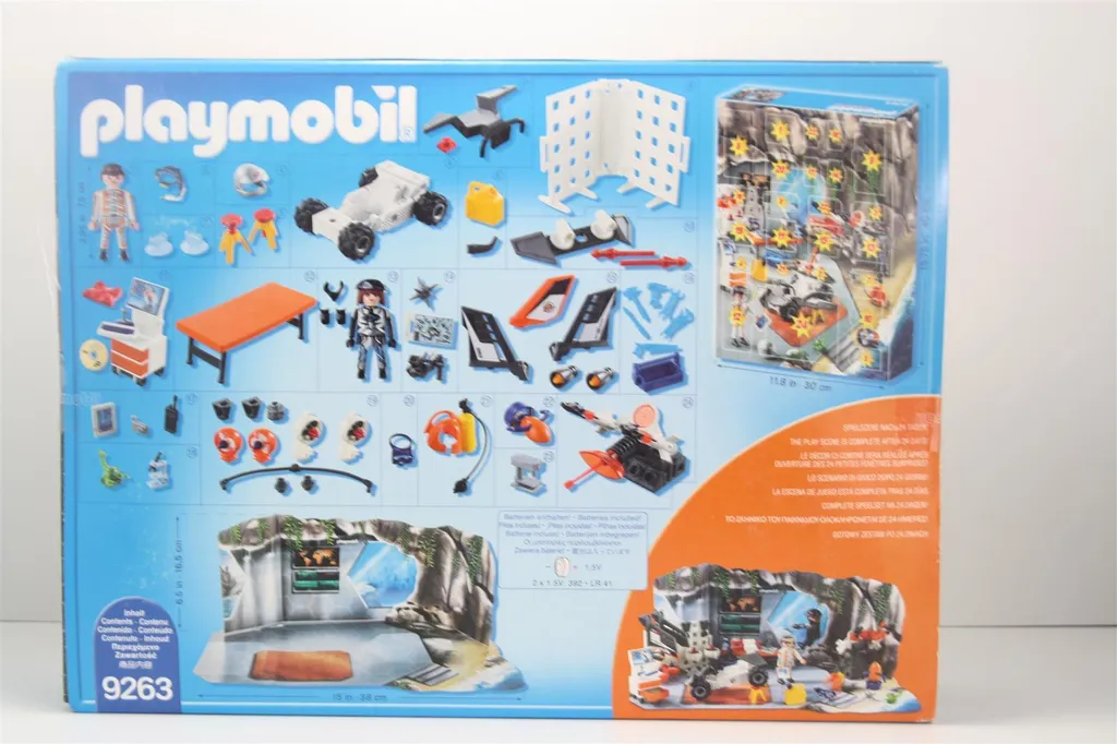 PLAYMOBIL 9263 Adventskalender Spy Team Werkstatt Für Kinder – Bild 7