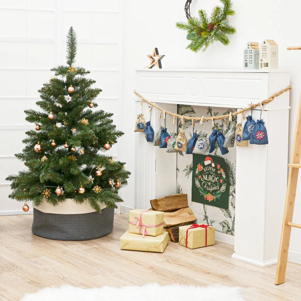 DIY Adventskalender Zum Befüllen - 24 Geschenk Säckchen - Komplettes Bastelset – Bild 2