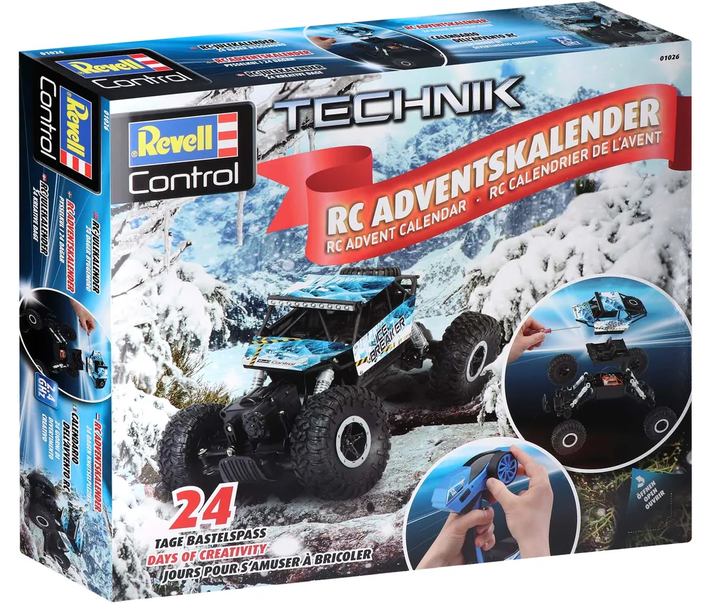 Revell 01026 Adventskalender 1:24 RC Crawler 2020 – Bild 4