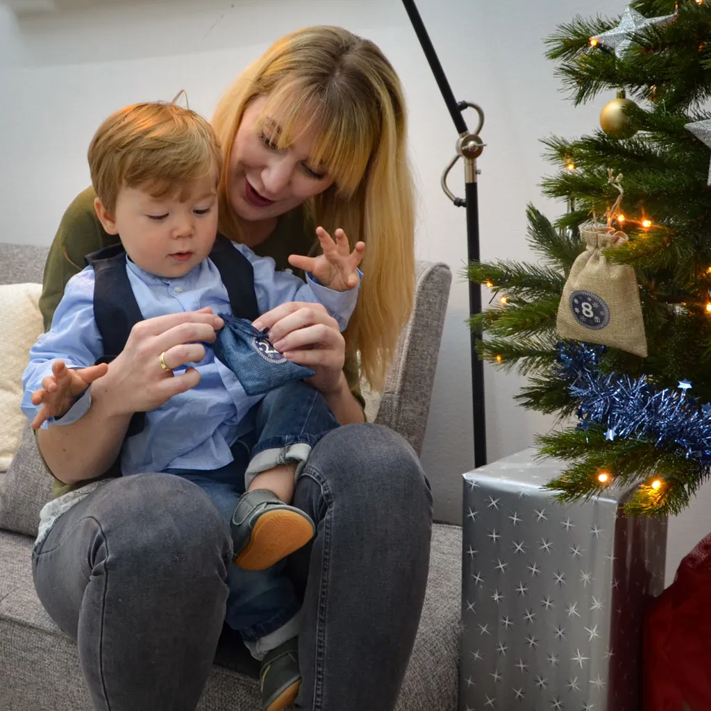 DIY Adventskalender Zum Befüllen - 24 Geschenk Säckchen - Komplettes Bastelset – Bild 3