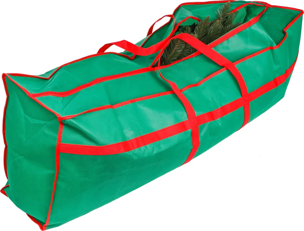 Weihnachtsbaumhülle Mit Reißverschluss - 120 X 43 Cm - Aufbewahrungstasche Für Künstliche Tannenbäume Bis 210 Cm Höhe