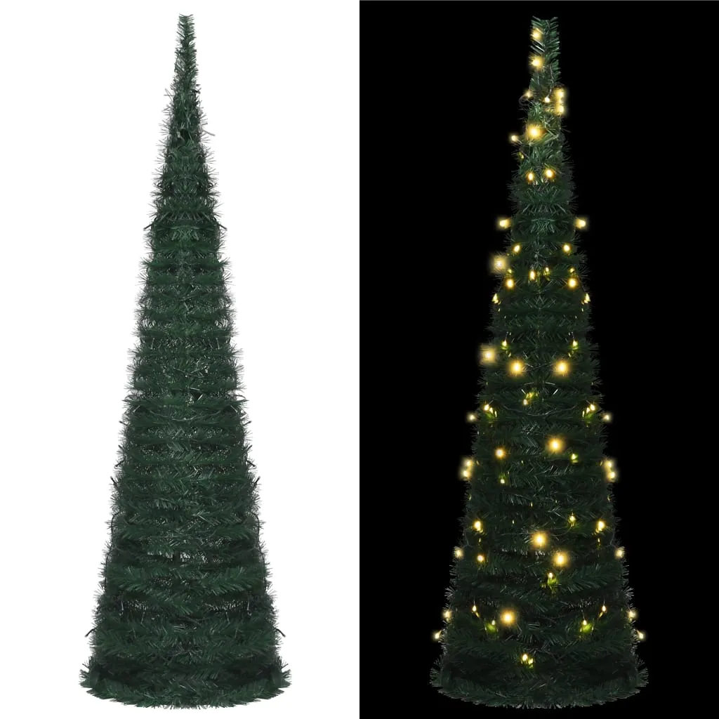 VidaXL Künstlicher Pop-Up-Weihnachtsbaum Mit LED Grün 150 Cm