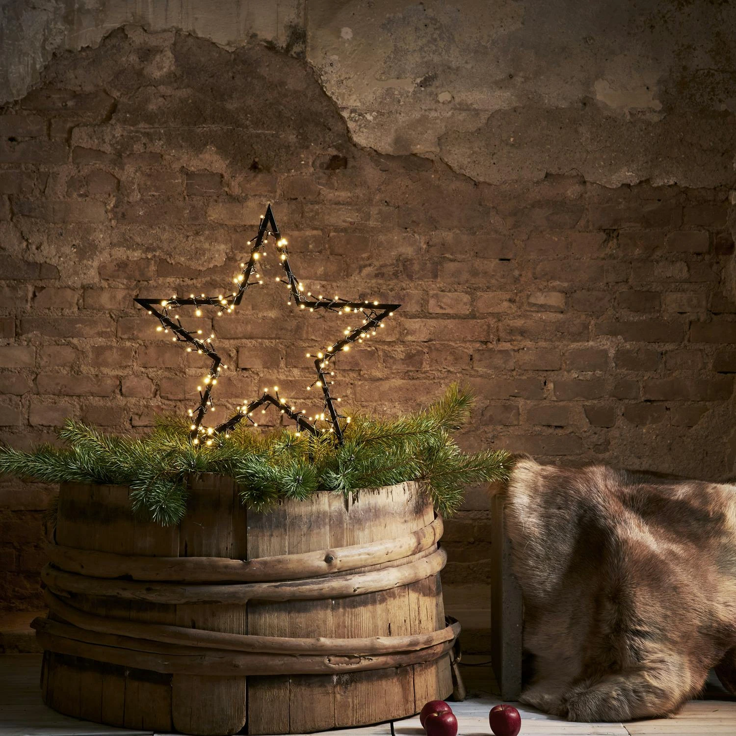 LED Gartenstecker Stern Leuchtstern Lichterstern H: 73cm Weihnachtsdeko F. Außen – Bild 7