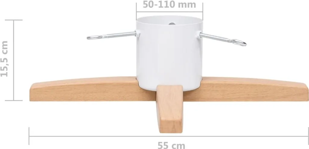VidaXL Christbaumständer 55x55x15,5 Cm – Bild 7