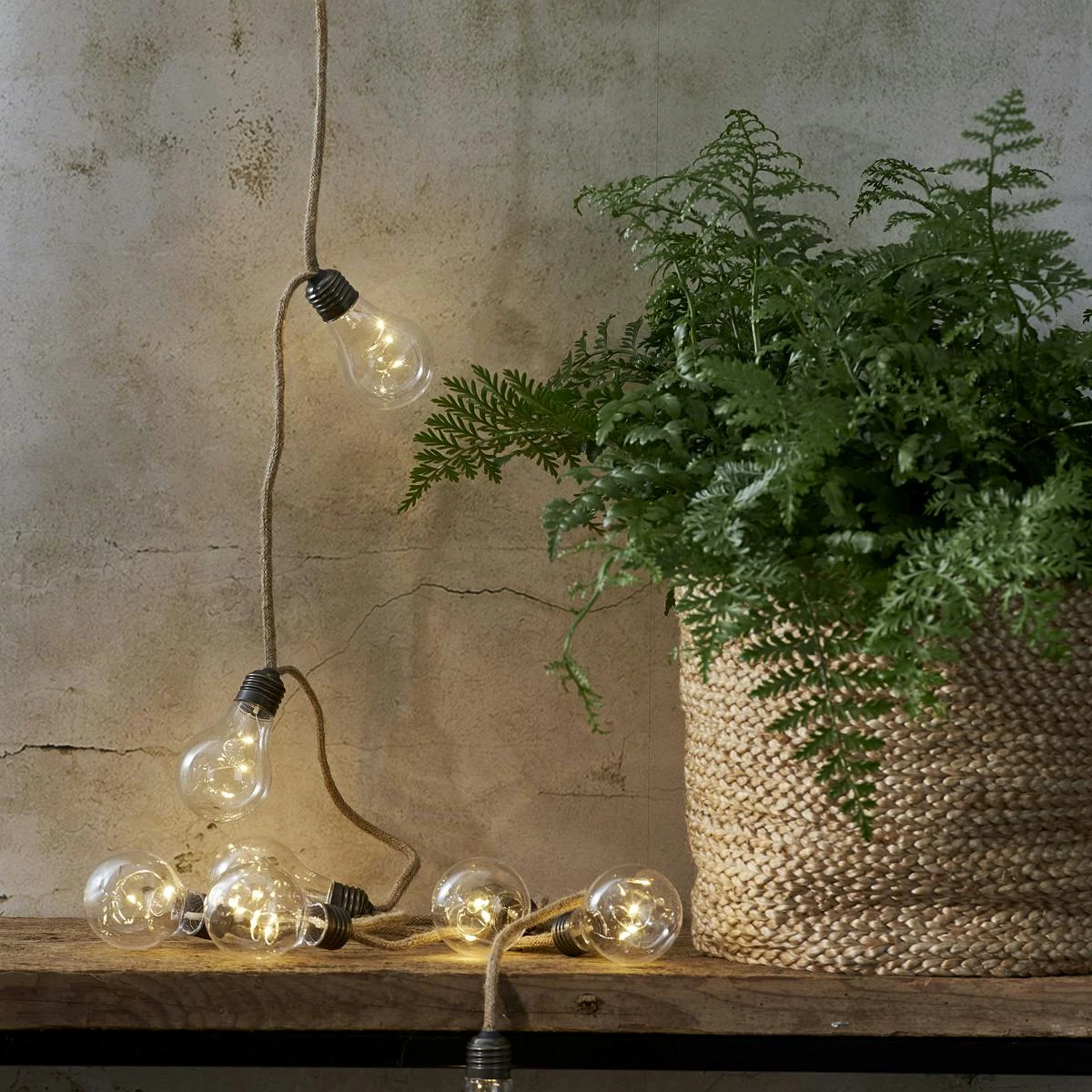 LED Lichterkette Jutta 10 Glühbirnen Mit Je 3 LED L: 225cm Batterie Indoor – Bild 3