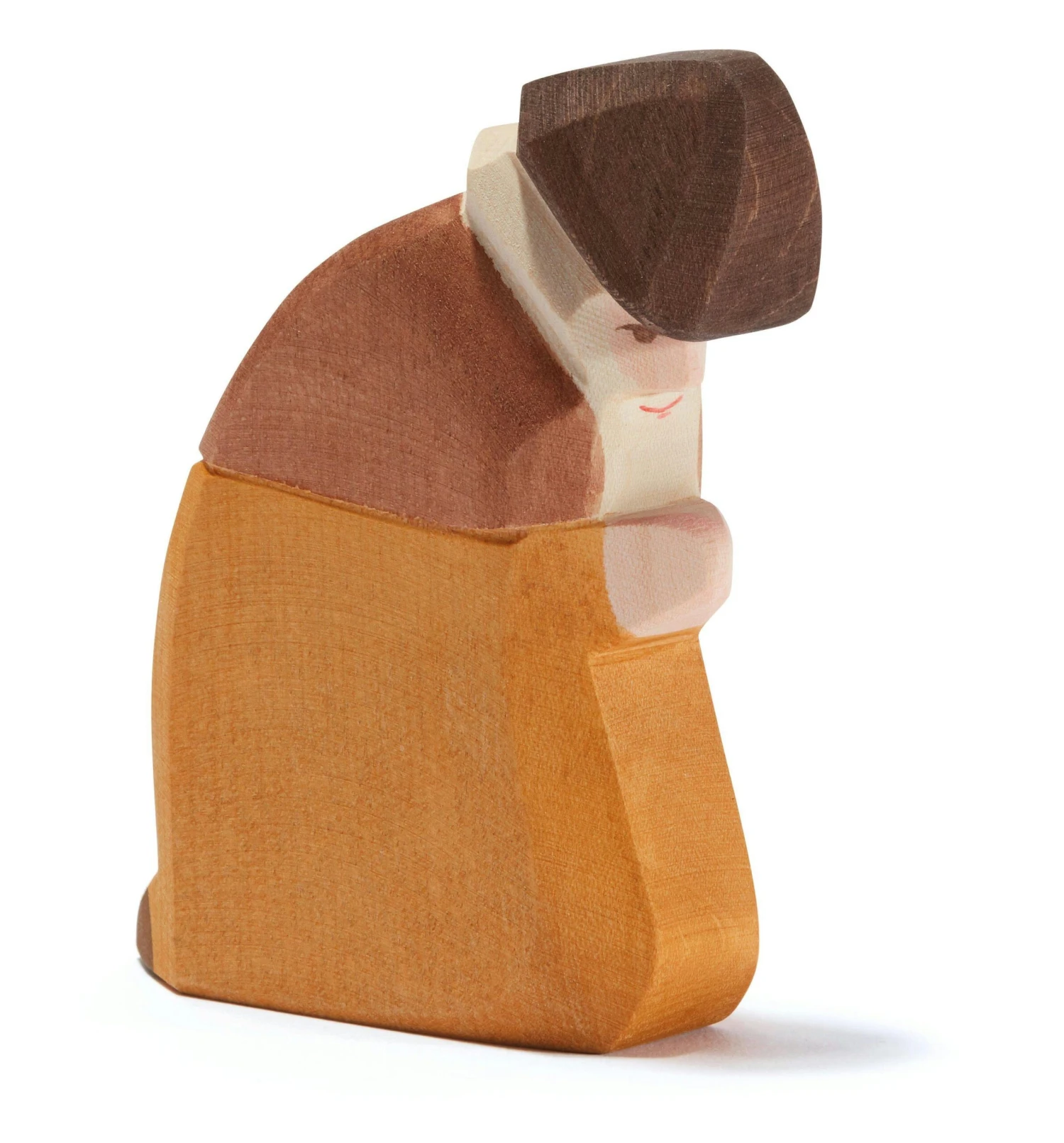 Ostheimer Holzfigur Kuh Braun Fressend – Bild 3