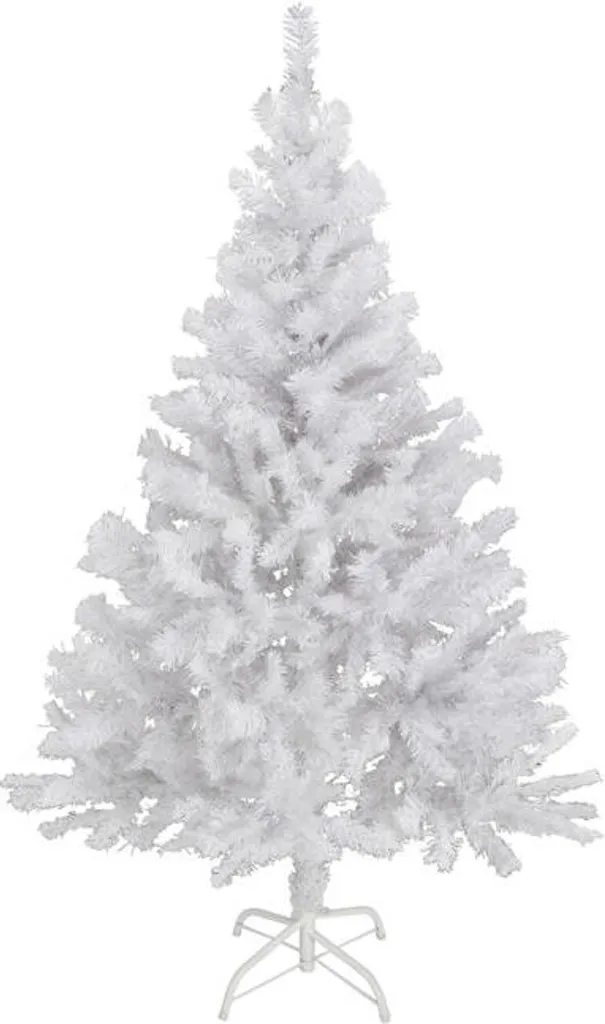 Künstlicher Weihnachtsbaum - 150 Cm / Weiß - Kunst Tannenbaum Christbaum Inklusive Baumständer