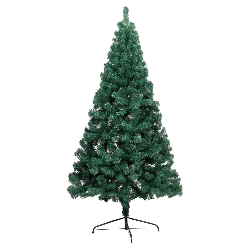 VidaXL Künstlicher Halber Weihnachtsbaum Mit Ständer Grün 120 Cm PVC – Bild 3