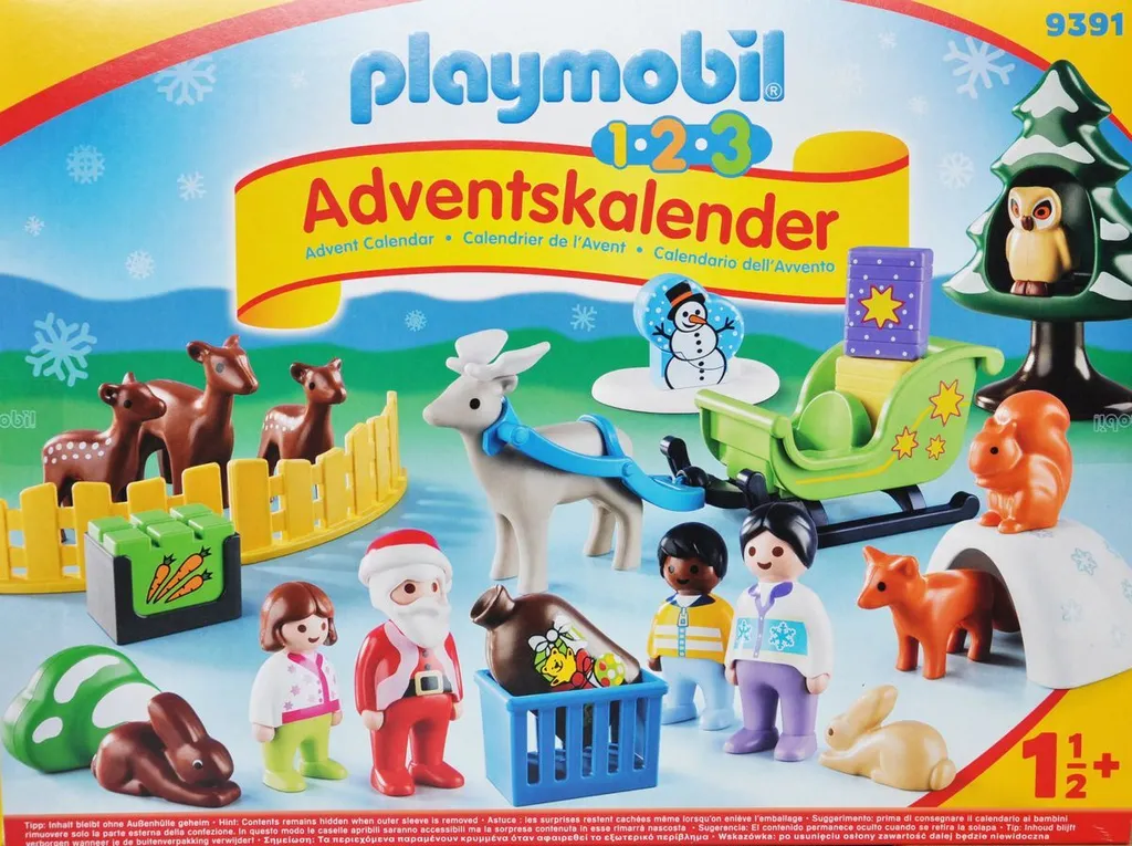 PLAYMOBIL 9391 1.2.3 Adventskalender "Waldweihnacht Der Tiere" – Bild 4