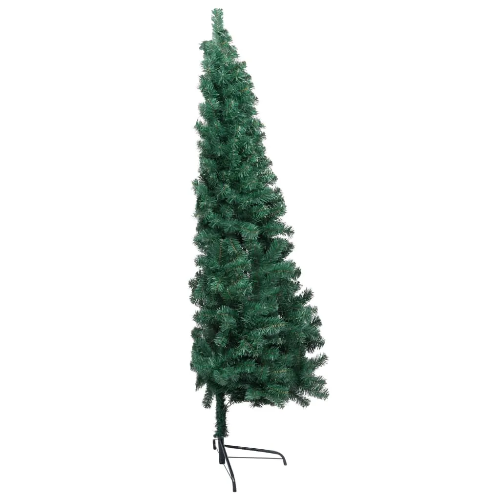 VidaXL Künstlicher Halber Weihnachtsbaum Mit Ständer Grün 120 Cm PVC – Bild 4
