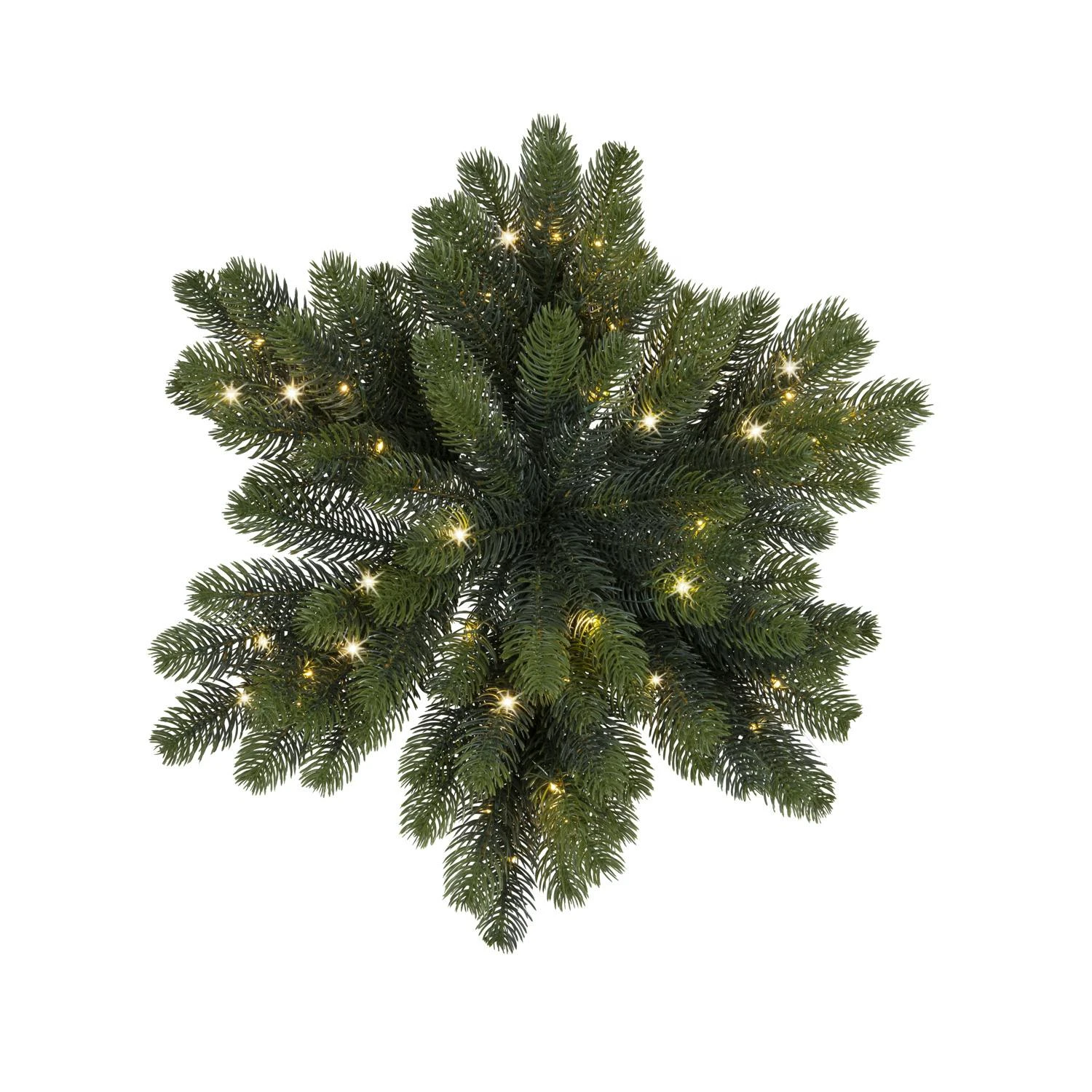 LED Kranz Ring Kreis Wanddeko Hängend Weihnachten 120LED D: 50cm Für Außen – Bild 3