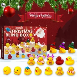 Adventskalender 2022,24 Gummienten Für Jungen, Mädchen, Kinder Und Kleinkinder,Gummiente Badespielzeug,kreative Weihnachtsgeschenke,perfekt Für Dekoration,Gastgeschenke