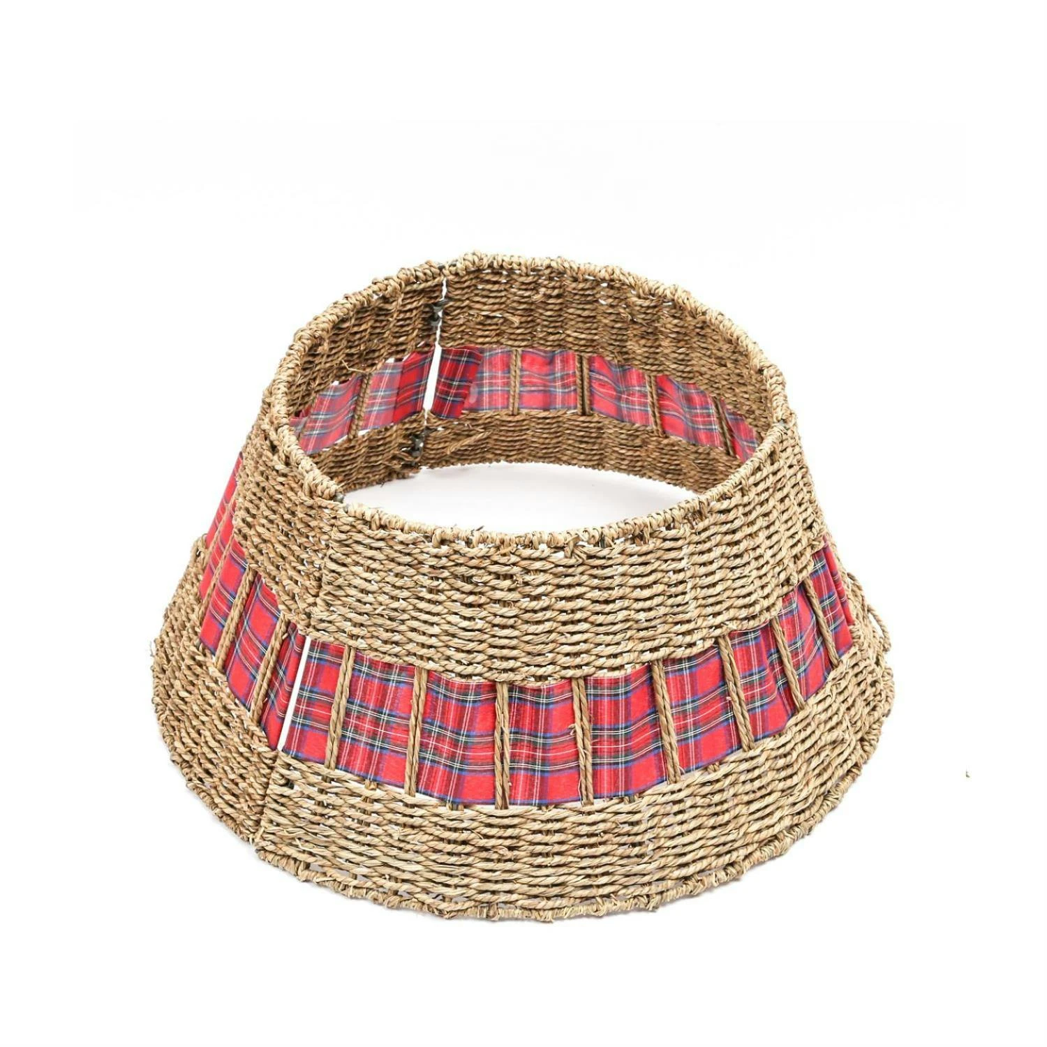 Weihnachtsbaumdecke Weihnachtsbaumteppich Tannenbaumdecke D: 90cm Filz Rot – Bild 7