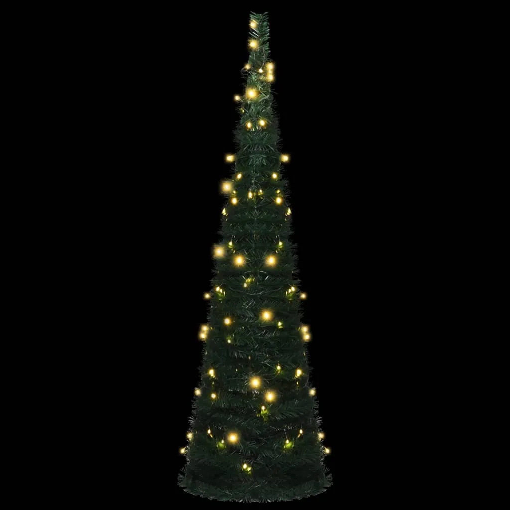 VidaXL Künstlicher Pop-Up-Weihnachtsbaum Mit LED Grün 150 Cm – Bild 2