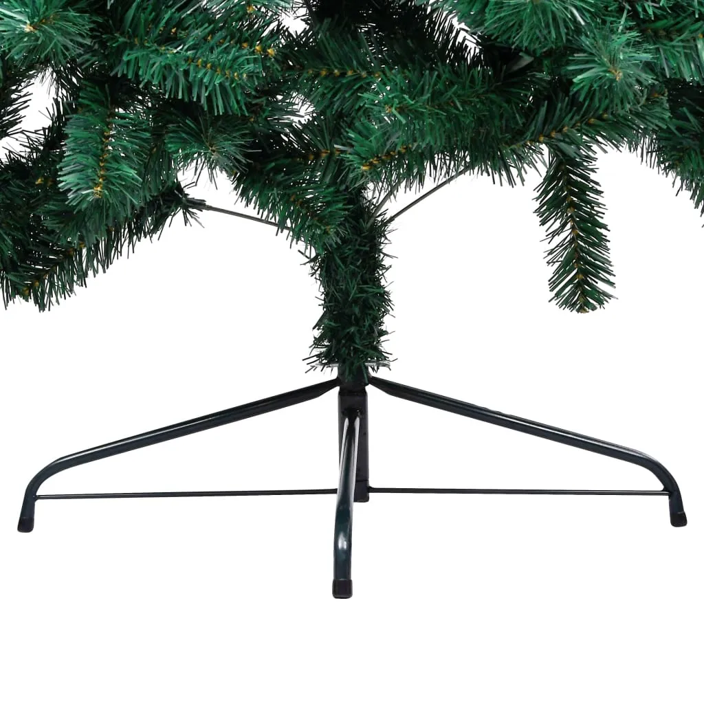VidaXL Künstlicher Halber Weihnachtsbaum Mit Ständer Grün 120 Cm PVC – Bild 7