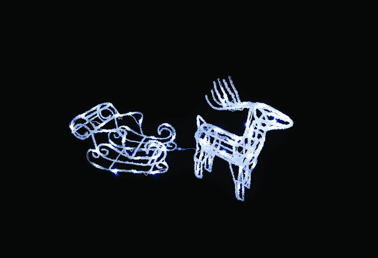 Tarrington House Acryl-Weihnachtsbaum, Kupfer/ PVC, 85 X 25 X 150 Cm, 160 LED, 3.6 W, Kaltweiß – Bild 2