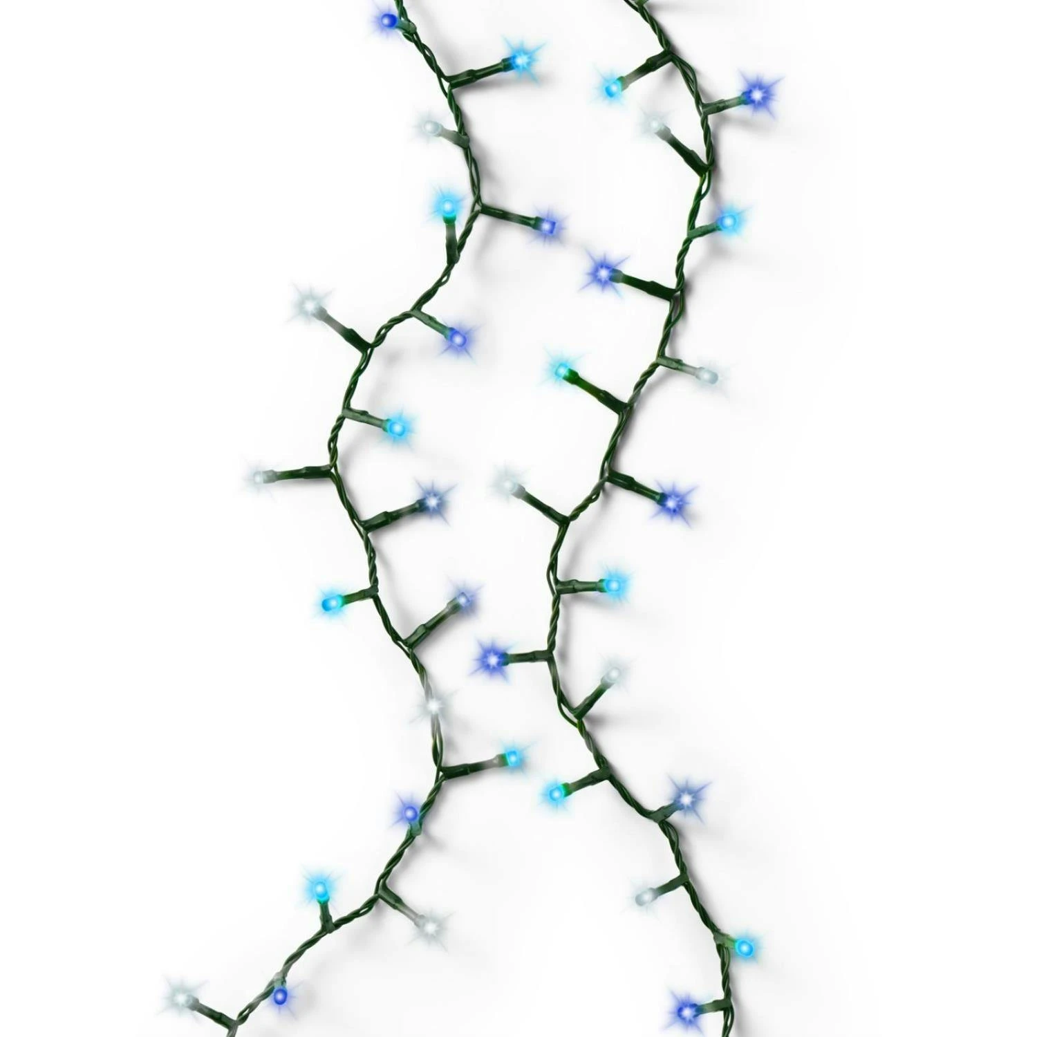 LED Lichterkette Compact Twinkle 1500LED Bunt 8 Funktionen 34m Außen Weihnachten – Bild 3