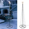 Garten-Weihnachtsbaum 240 Cm Mit 150 Warmweißen LED 76618