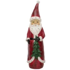 B. Deko-Figur Pedros Weihnachtsmann Mit Tannenbaum, H 40,00 Cm - 2023794