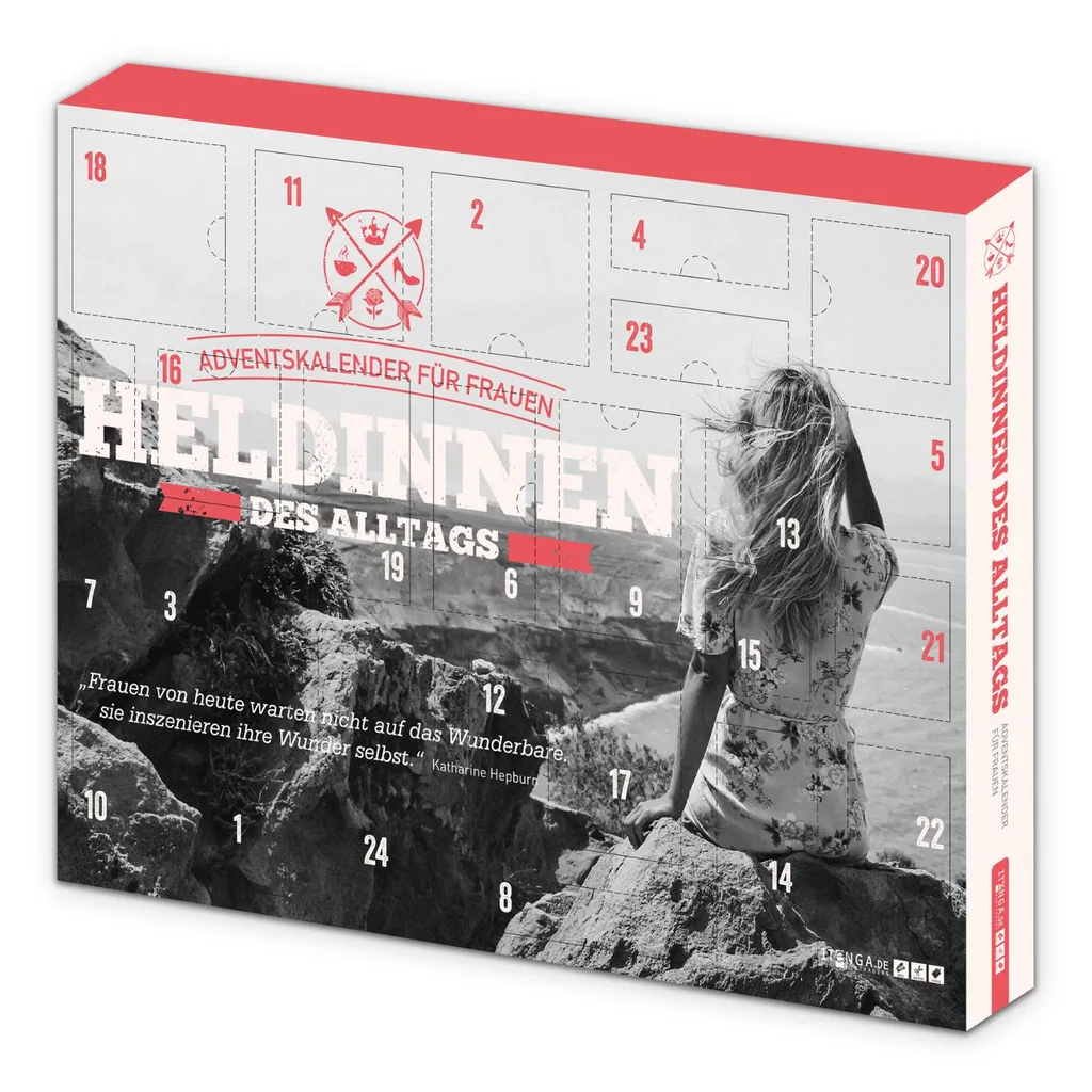 Itenga Adventskalender Set Helden & Heldinnen (gelb Und Rot) – Bild 3