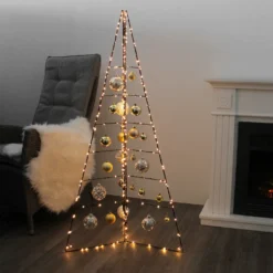 Weihnachtsdeko Aufsteller Weihnachtsbaum Metall Höhe 130cm