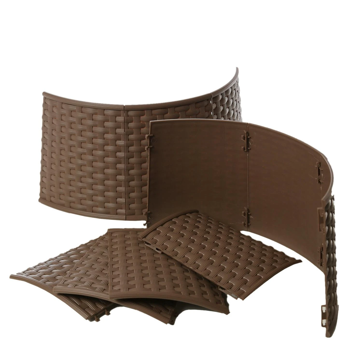 Weihnachtsbaumring Korboptik Weihnachtsbaumring F. Baumständer D: 54cm Braun – Bild 6