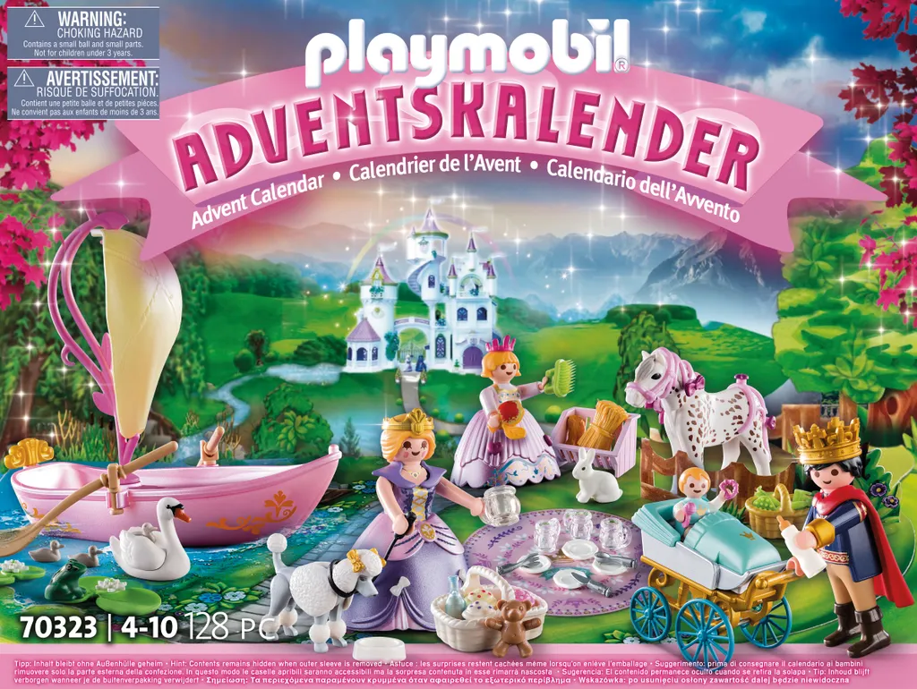 PLAYMOBIL Weihnachten 70323 Adventskalender "Königliches Picknick Im Park" – Bild 3