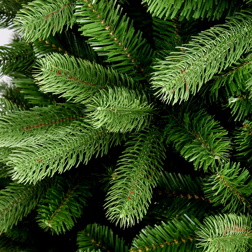 Künstlicher Wohaga Weihnachtsbaum 'DeLuxe' 120/150/180/210cm Künstlicher Tannenbaum Inkl. Baumständer Kunststoff/Metall Grün, Größe:180cm – Bild 4