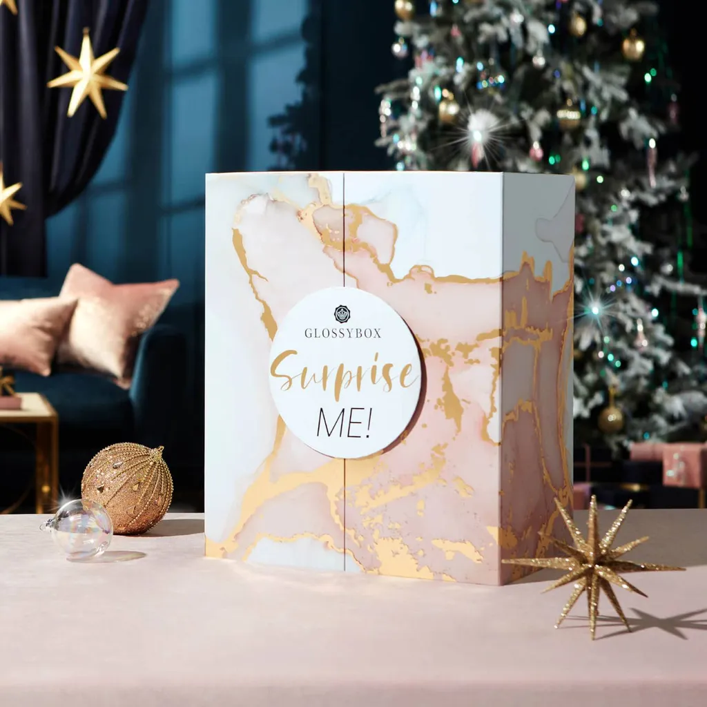 GLOSSYBOX Adventskalender 2022 Beauty, Frauen Kosmetik Advent Kalender, 24 Geschenke Wert 550 €, Pflege Weihnachtskalender Frau, Adventkalender Damen – Bild 3