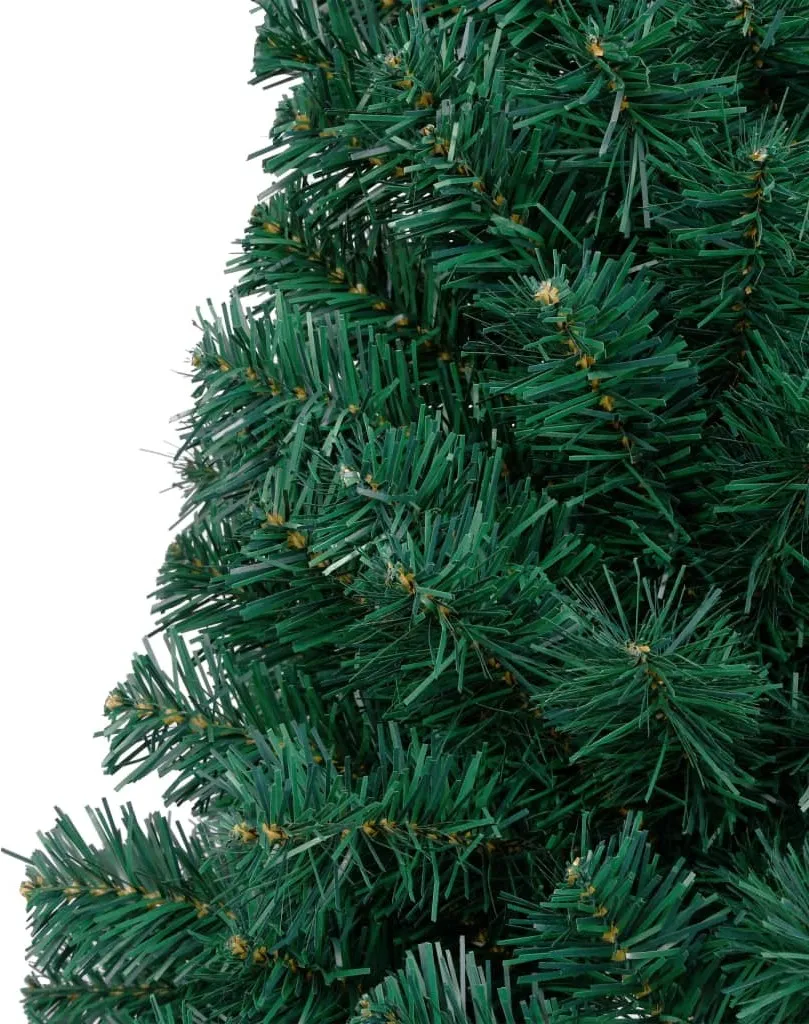 VidaXL Künstlicher Halber Weihnachtsbaum Mit Ständer Grün 120 Cm PVC – Bild 5
