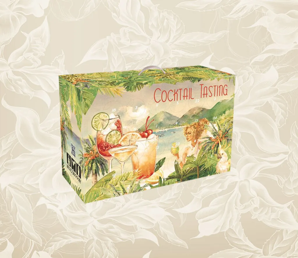 Cocktail Adventskalender - 24x Verschiedene Ready To Drink Getränke Im Geschenk Probierset Pina Colada Mai Tai Caipirinha Lolea Mojito Old Fashion White Claw Und Mehr – Bild 2