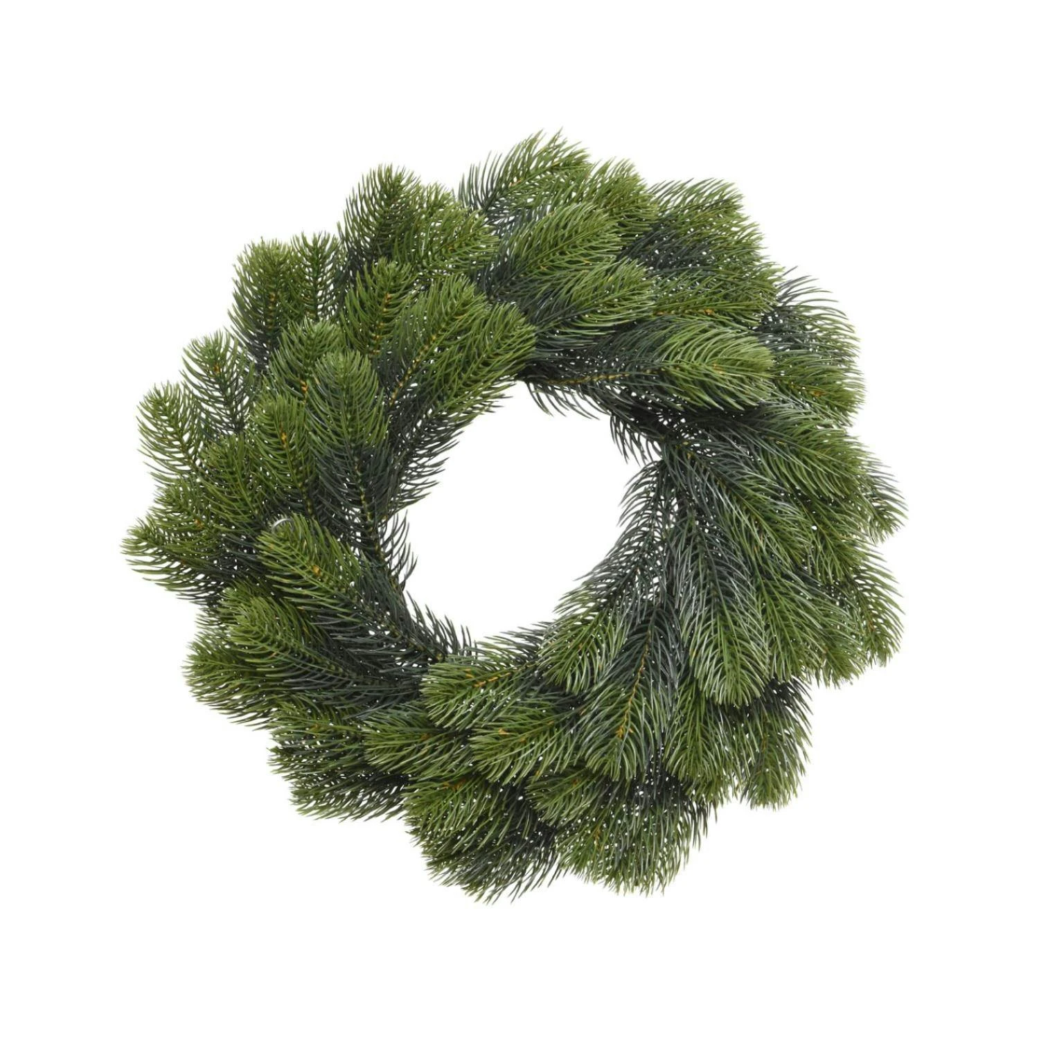 Tannenkranz Türkranz Kunststoff Gefrostet D: 30cm Innen Und Außen Grün – Bild 3