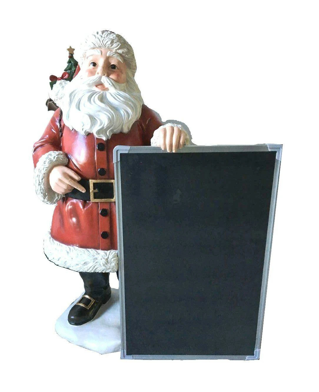Tarrington House Weihnachtsmann, Figur Aus Stoff, 34 X 56 X 151 Cm, Freistehend Ideal Zur Weihnachtsdekoration – Bild 2