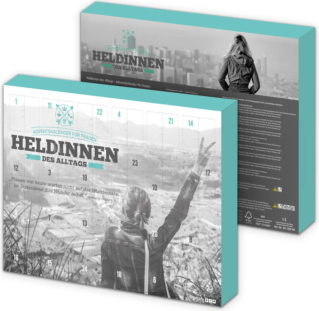 Roth Itenga Adventskalender Gefüllt "Heldinnen Des Alltags" Für Frauen